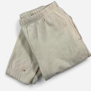 RSQ Sweatpants Women’s Medium White Drawstring Joggers Streetwear Skater Casual